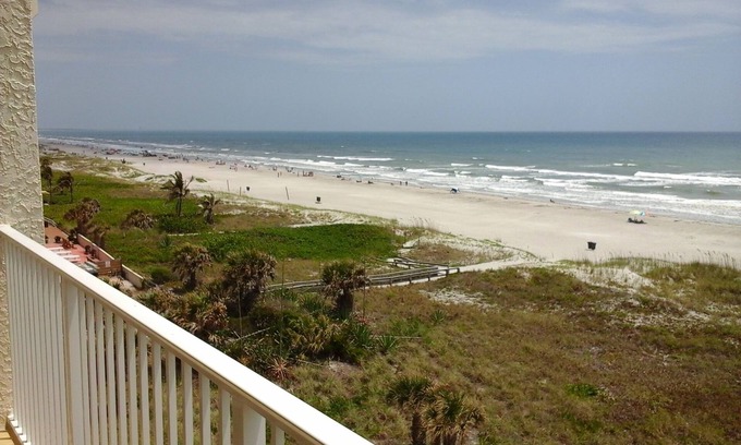 Cocoa Beach Condo | Breathtaking Oceanfront Views & Wrap Around Balcony