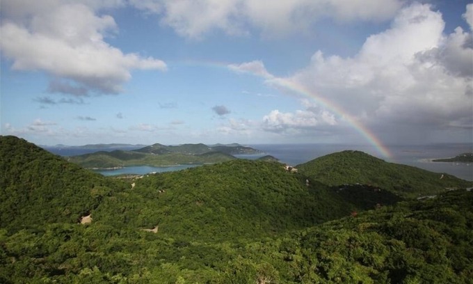 Ajax Peak House | Breathtaking Panoramic Views of the British Virgin Islands from hot tub & pool!