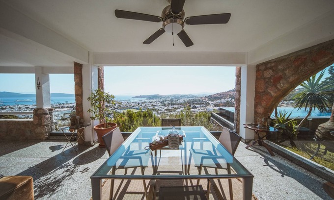 Bodrum City Center Villa | Breathtaking Sea View Mansion