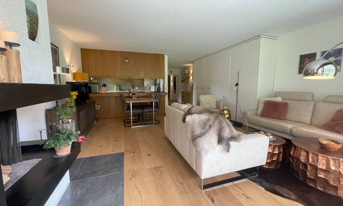 Berguen Apartment | Breathtaking view of the mountains, child-friendly, fireplace, terrace, top equipment