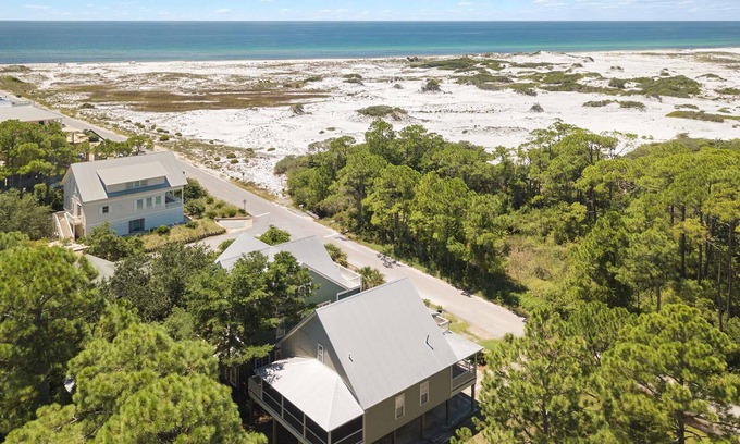 Grayton Beach House | Breeze Easy - Gulf View, Short Walk to Beach + Red Bar, Grayton Beach, 30-A!