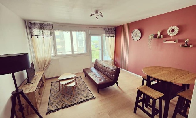 Bellevue Apartment | Brest Bellevue, jolie appartement avec balcon