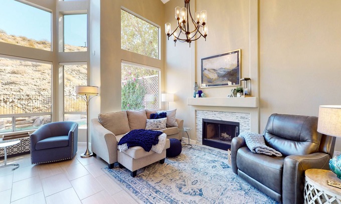 Foothills House | Briarwood Terrace | Mtn-view house with private heated pool, grill, fireplace
