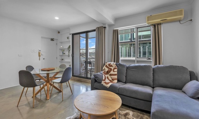 Adelaide Central Business District Apartment | Bright 1-Bed Unit with Balcony in Central Adelaide