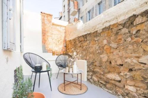 Saint-Charles Apartment | Bright 47 M2 With Nice Terrace Hypercenter