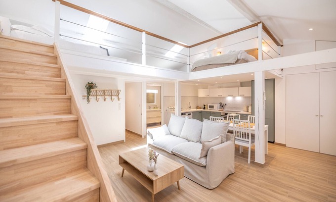 Antibes Old Town Apartment | Bright Duplex in Old Town