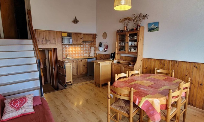 Saint-Michel-de-Chaillol Apartment | Bright apartment 6 pers, pets allowed, south balcony, ski-in/ski-out
