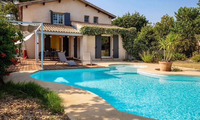 Saint-Georges-d'Orques Villa | Bright villa with swimming pool near Montpellier, ideal for family or friends