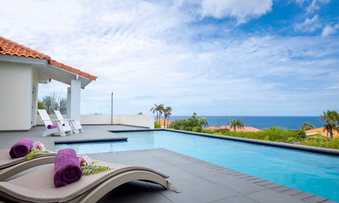 St. Marie Villa | Bright Villa w/4 Bedrooms & Bathrooms- Private Pool & Seaview 🌞 - Coral Estate