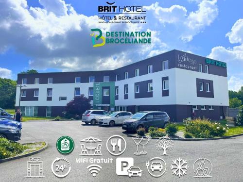 Saint-Onen-la-Chapelle Hotel | Brit Hotel Saint-Méen-le-Grand en Brocéliande