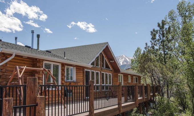 Buena Vista House | Brock Haus Log Home on Cottonwood Creek - Truly Magnificent!