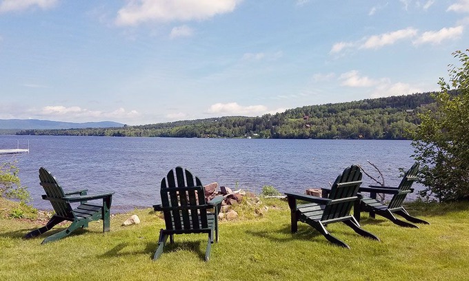 Rangeley Plantation House | Brown Sunrise Cabin - Sweet, little guest cottage - right on the water!