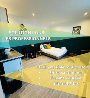 Le Bourget Apartment | BtoBed - Location Professionnelle - 2 Studios Confort - Proche Parc des Expos et Stade de France