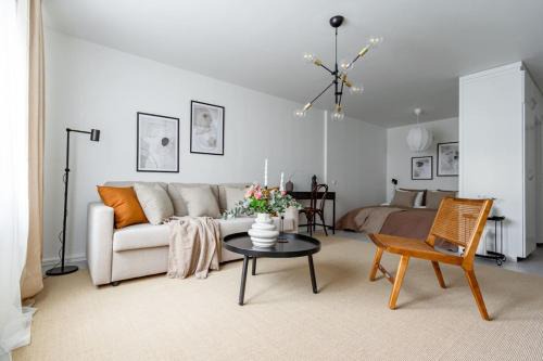Katarina-Sofia Apartment | Budget-friendly studio on Södermalm, construction work