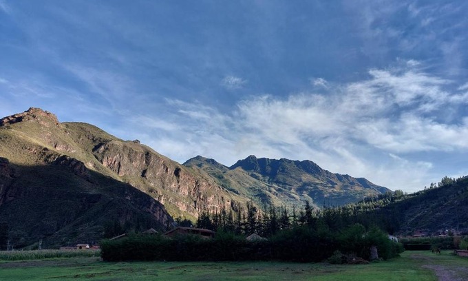 Pisac Ski Chalet | Bungalow Arkupunkuwasi vista a montañas