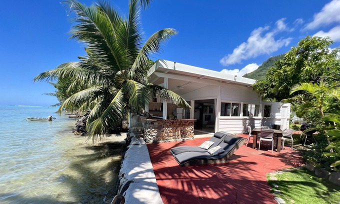Moorea-Maiao House | Bungalow chez Papou - Cozy Lagoonfront Suite