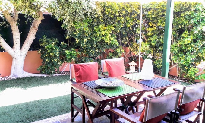 Sonnenland Apartment | Bungalow Maspalomas Sonneland Venesol Terraza privada
