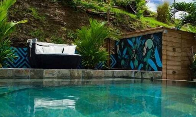 Le Francois House | Bungalow Micha, swimming pool, quiet area