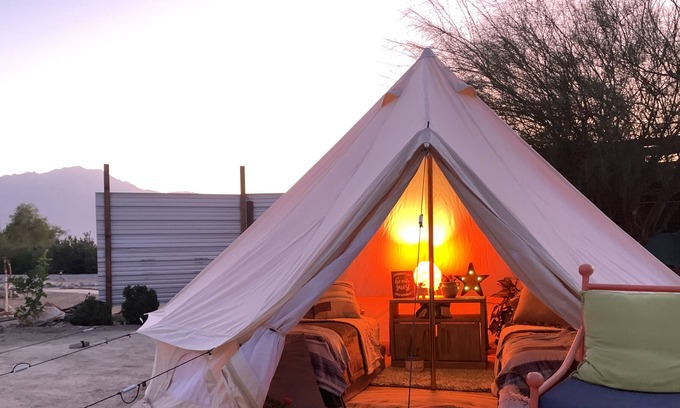 Desert Hot Springs RV Rental | Bungalow Perfect for Hikers near Joshua Tree/PSpgs