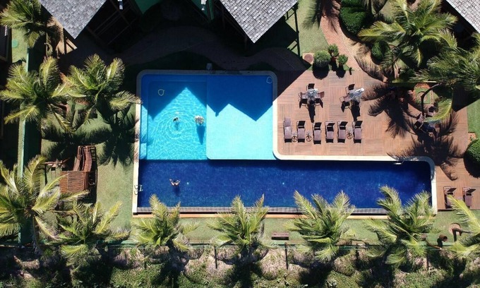 Itacimirim House | Bungalow, the seafront with invisible edge pool