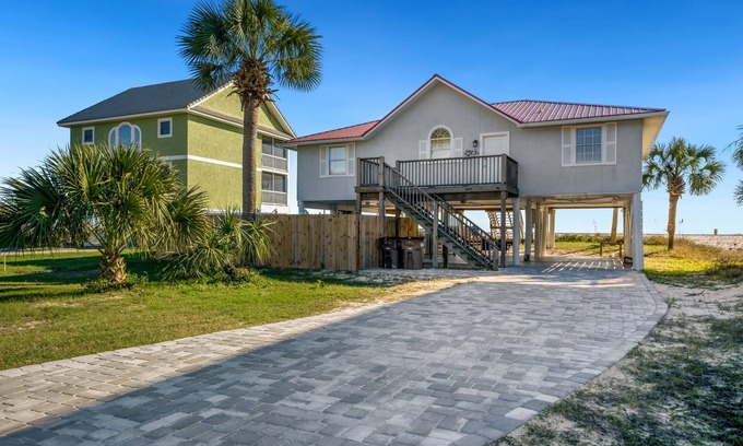 Port St. Joe House | By the Sea: Charming Beachfront Home- Pet Friendly, Sleeps 12, Private Pool!