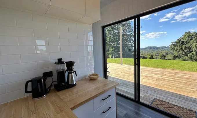 Goonengerry Cabin | Byron View Estate Eco Cabin w/ Ocean and Hinterland Views