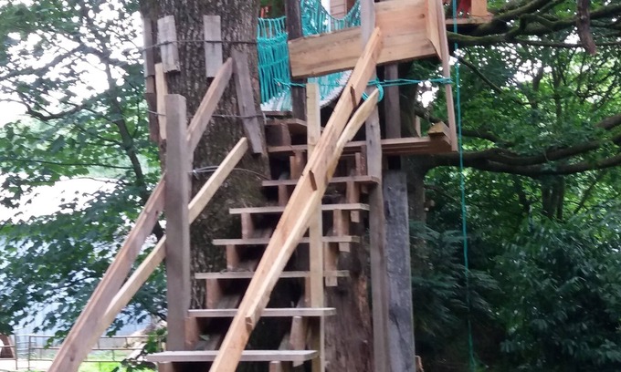 Saint-Thomas-de-Courceriers House | Cabane Dans Les Arbres - Le Nid Dans Le Chêne