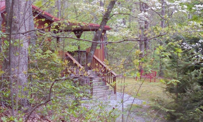 Hendersonville Cabin | Cabin in the Woods-Peaceful 1BR 20-Acre Rural Retreat-HotTub&WiFi near Asheville