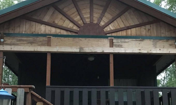 Willow Cabin | Cabin in the woods of Caswell Lakes. Pet friendly.