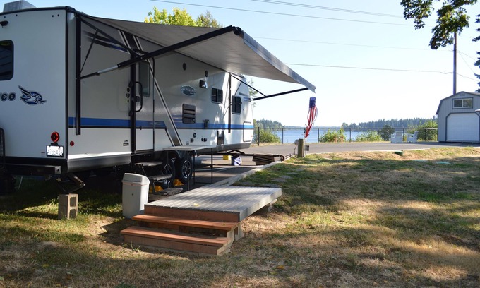 Olympia Cabin | Cabin on Blake Lake with Private Lake Access and Dock - RV Hook Ups Included