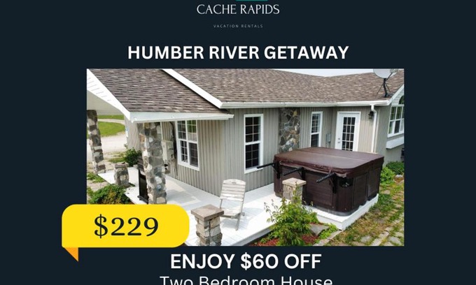 Reidville Resort | Cache Rapids Vacation Rental