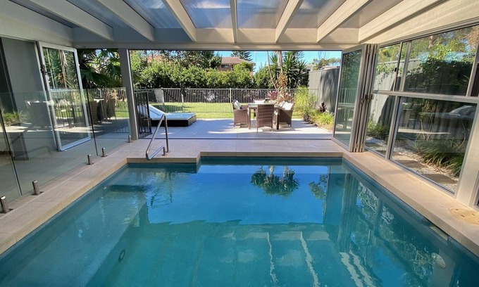 Callala Beach House | Callala Beach Winter escapes with indoor pool and spa