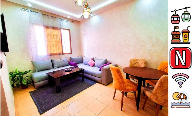 Hay El Farah Apartment | Calm apartment, close to the beach + Chocolat giftn