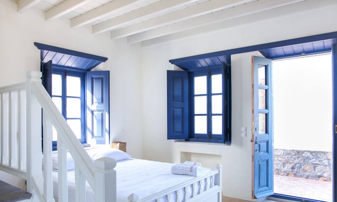 Patmos Villa | Calmness and Spiritual Patmos Villa, 4BR, 150m sea.