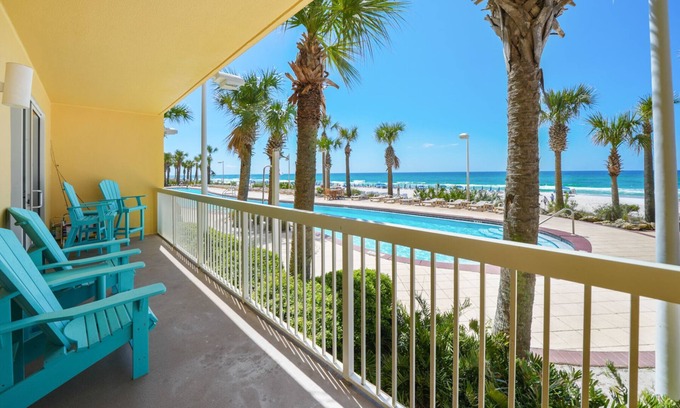 Panama City Beach Condo | Calypso 108. Gulf front with free V.I.P. Parking and Beach service. The Best!