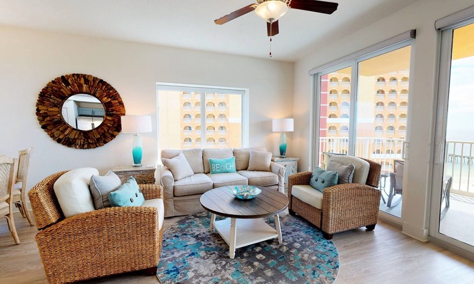 Panama City Beach Condo | Calypso Tower 3 1501 Gorgeous Three-Bedroom with HUGE Balcony