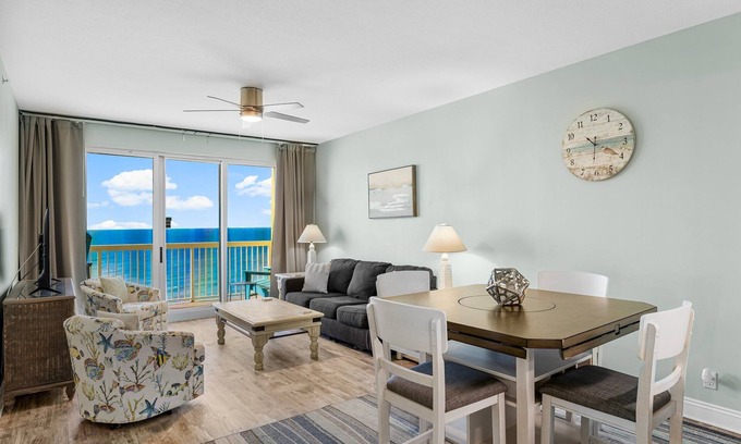 Panama City Beach Condo | Calypso TW 1 - 1104 Oceanfront/Sleeps 7/High Clean Standards/Wifi