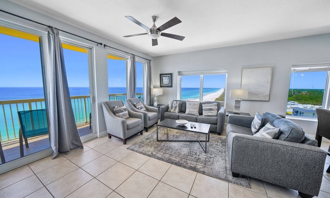 Panama City Beach Condo | Calypso1209 West Corner 3Bd, 3BA, 2 Sets of Beach Chairs in Season!