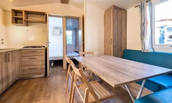 Les Eyzies House | Camping Le Mas de Sireuil* - Classic 4-room mobile home for 6 people