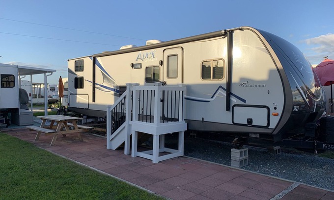 North Topsail Beach House | Camp at the Beach! Unique vacation experience at beautiful N Topsail Beach, NC.