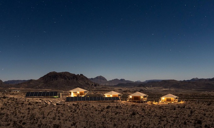 Terlingua Cabin | Camp Elena - Ocotillo Campground (4 Luxury Tents)