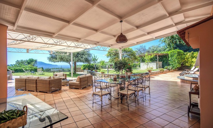Termini Villa | Campanella Villas Gardens Pool Superview