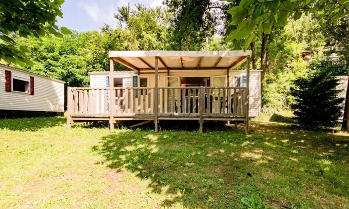 Saint-Vincent-de-Durfort House | Camping maeva Escapades Coeur d'Ardèche * - Mobile Home 3 Rooms 4/6 People + TV