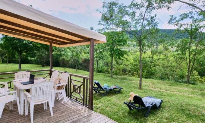 Lussas House | Camping 3 étoiles - Piscine - eeecdf