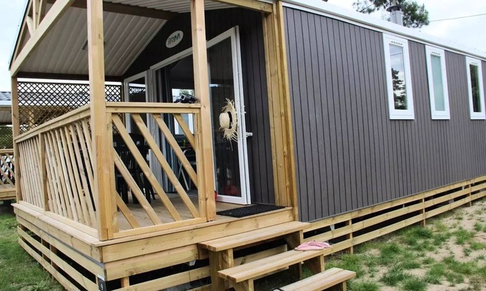 Asserac House | Camping Domaine de Pont Mahé* - Mobil-Home Loggia Bay 3 Rooms 4 People