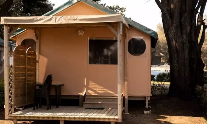 Saint-Michel-Chef-Chef House | Camping du Bord de Mer * - Lodge tent 2 bedrooms 5 people