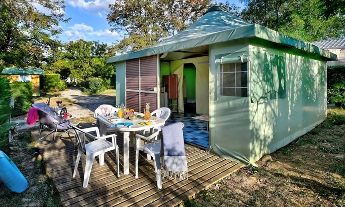 Anneyron House | Camping Flower la Châtaigneraie* - Bungalow Funflower 3 rooms 4/6 people Without Sanitary