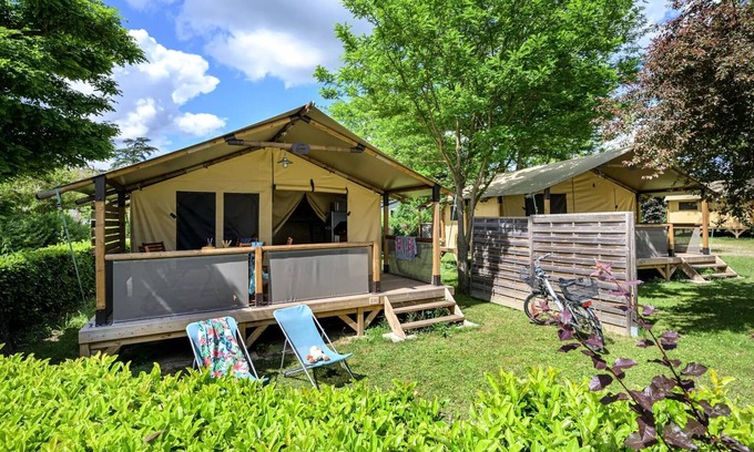 Hauterives House | Camping Flower le Château* - Lodge Bali 3 rooms 4/5 people Without sanitary facilities