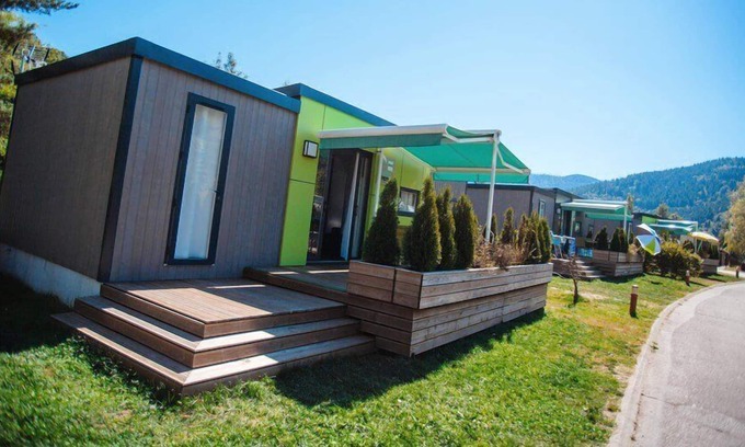 Saulxures-sur-Moselotte House | Camping Lake Moselotte **** - Mobil Home Taos 4 Rooms 6/8 People