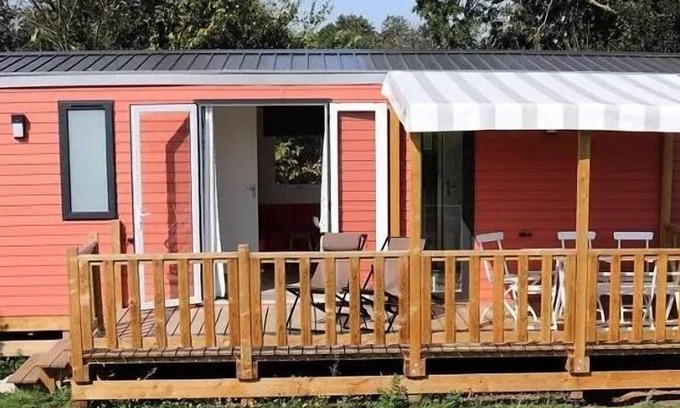 Cahagnolles House | Camping L'Escapade * - Mobile home Florès 34m2 (3 bedrooms) + terrace 7 people